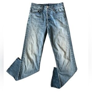 MOTHER Blue Ankle & Cropped Jeans